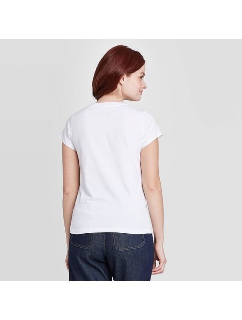 Women's Sisterhood Short Sleeve Crewneck T-Shirt - Universal Thread White