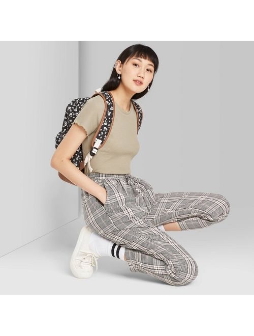 Women's Short Sleeve Waffle Baby T-Shirt - Wild Fable