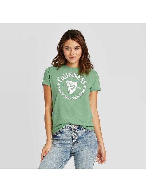 Women's Guinness Short Sleeve T-Shirt - Freeze (Juniors') - Green