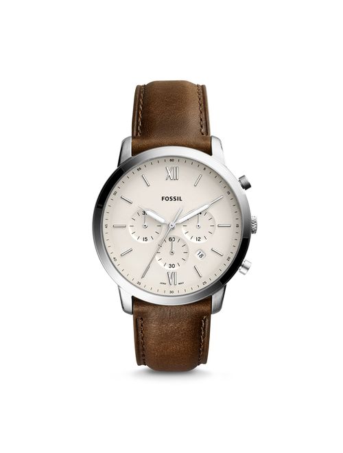 Fossil Men's Neutra Chronograph Brown Leather Watch (FS5380)