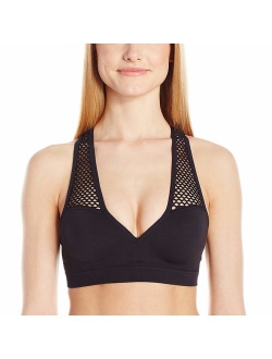 Amazon Brand - Mae Women's Open Mesh Racerback Push-Up Bralette (for A-C cups)