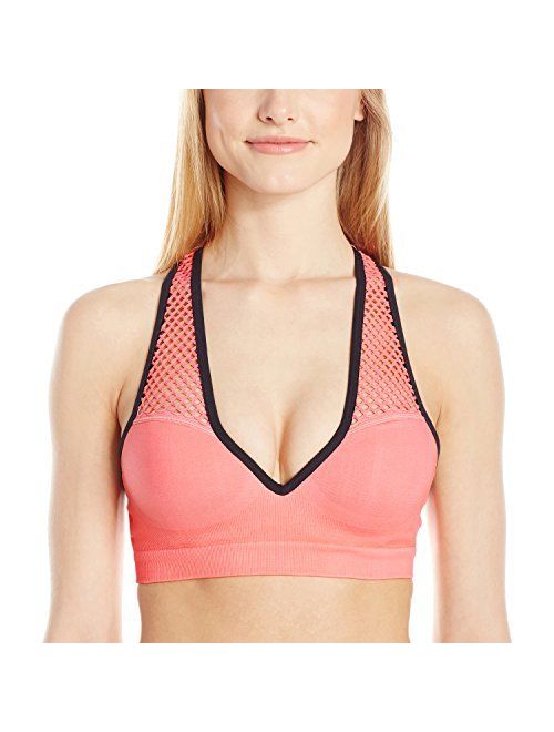 Amazon Brand - Mae Women's Open Mesh Racerback Push-Up Bralette (for A-C cups)