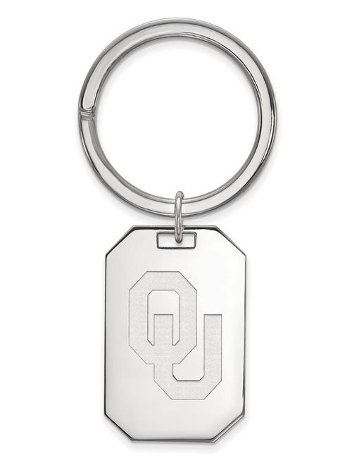 Oklahoma Key Chain (Sterling Silver)