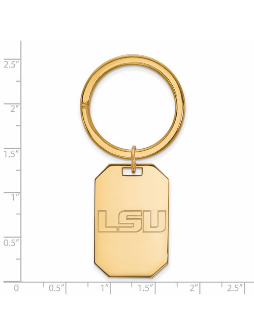 LSU Key Chain (Gold Plated)