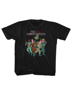 The Real Ghostbusters Animated TV Series Whole Crew Little Boys T-Shirt Tee