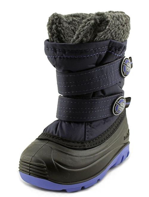 Kamik SnowJoy Toddler Round Toe Synthetic Blue Bootie