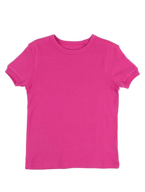 Leveret Short Sleeve Boys Girls Kids & Toddler T-Shirt 100% Cotton (2-14 Years) Variety of Colors