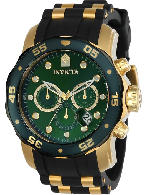 Invicta Men's Pro Diver 17886 Black Rubber Swiss Quartz Fashion Watch