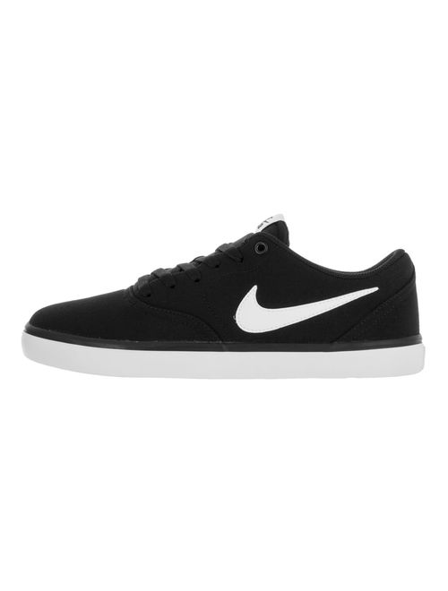 Nike 843896-001: Mens SB Check Solar Canvas Black/white Skate Sneaker (9 D(M) US Men)