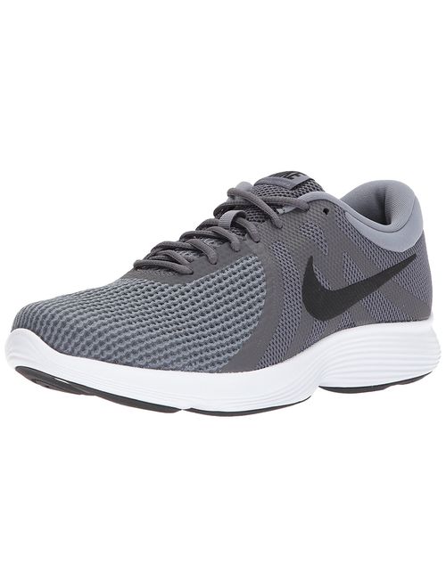 Nike 908988-010: Men's Revolution 4 Dark Grey/Cool Grey/White Running Sneakers (11 D(M) US Men)