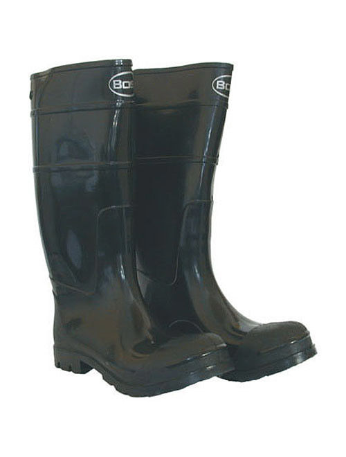 Boss Raingear 2KP200112 Size 12 Black Men's PVC Knee Boot