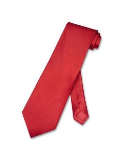 Biagio 100% SILK NeckTie Solid ROSE RED Color Men's Neck Tie