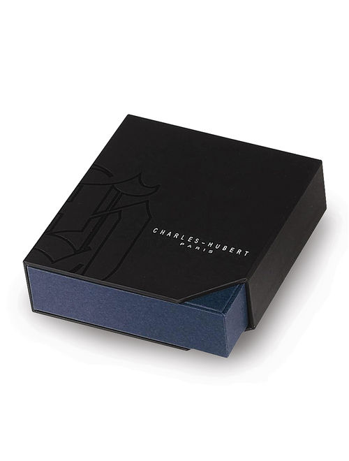 Charles-Hubert Paris Men's Lex & Lu Charles Hubert Stainless Steel White Dial with Date Pocket Watch XWA583