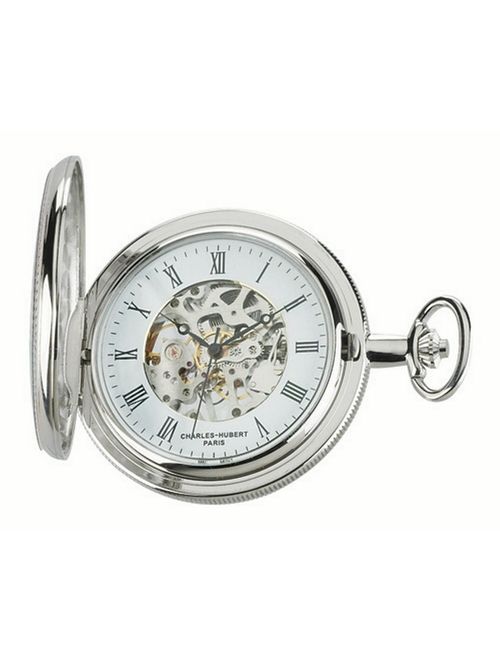 Charles-Hubert Paris Men's 3909-W Classic Collection Pocket Watch