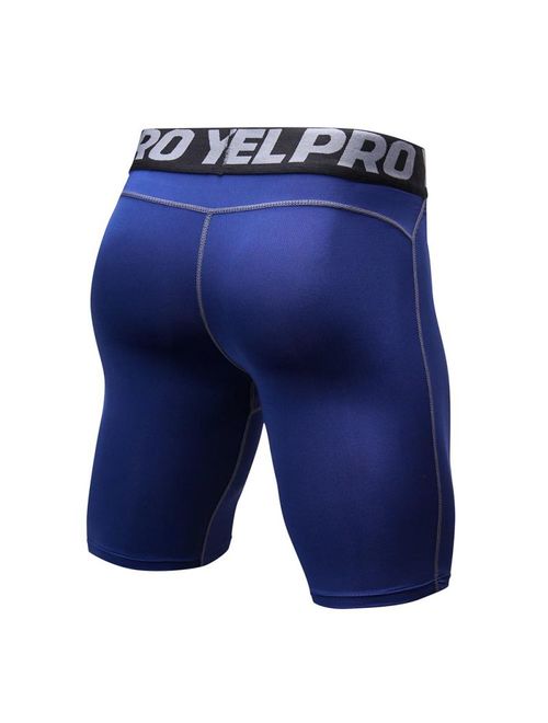Mens Base Layer Compression Shorts Fitness Workout Tights Short Leggings