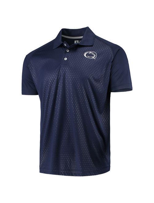 Men's Russell Athletic Navy Penn State Nittany Lions Embossed Polo