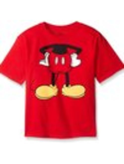 Disney Mickey Mouse Headless Toddler Boy Short Sleeve Crew Neck Graphic T-Shirt