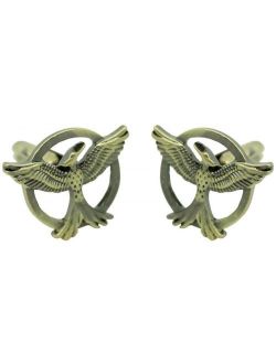Hunger Games Fashion Novelty Cuff Links Movie Film Series with Gift Box