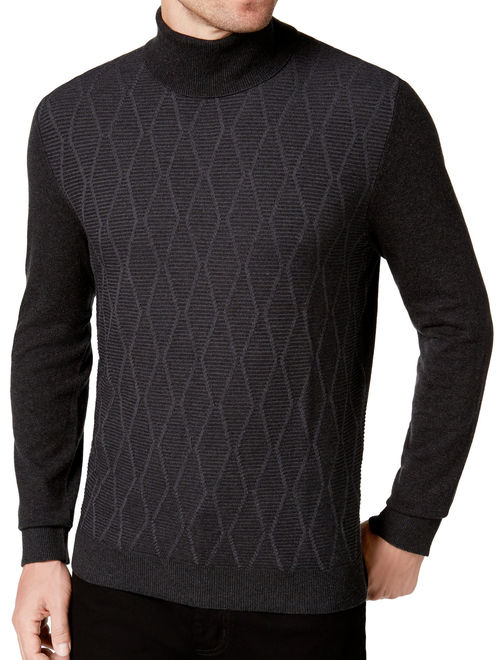 Alfani Mens Gray TurtleNeck Sweater
