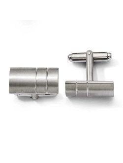 Chisel Titanium Cuff Links TBC105
