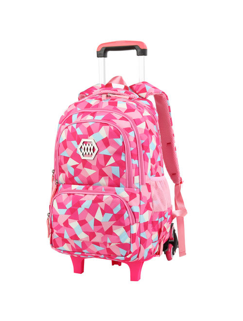Unicorn Rolling Backpack for Girls Kids Backpacks with wheels Wheeled Trolley Travel Trip Luggage School Bag