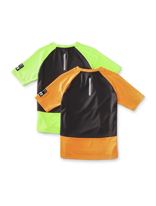 Russell Boys' 4-18 2-pack Printed Short Sleeve Active Shirts
