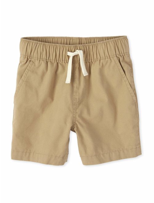 The Children's Place Baby & Toddler Boy Solid Canvas Short