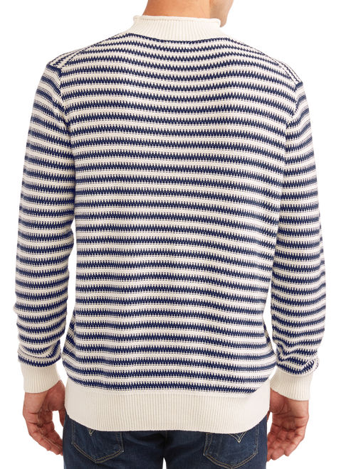George Men's and Big Men's Stripe Sweater, up to Size 3XL