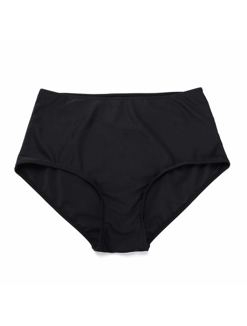 JOYMODE Women's Plus Size Swimsuits 2 Pieces Tankini Set Adjustable Straps Swimwear