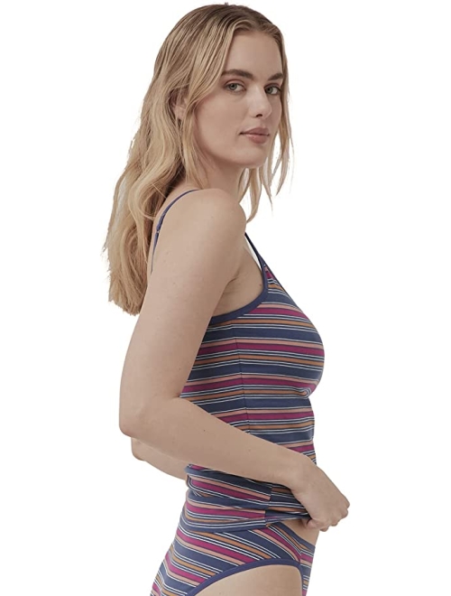 Buy Pact Women's Organic Cotton Camisole Tank Top with Built-in Shelf Bra online | Topofstyle