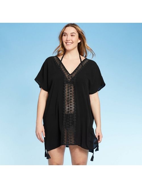 Women's Crochet Insert Cover Up Dress - Kona Sol