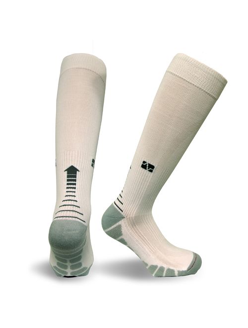 Patented Graduated Compression Circulation Socks Vitalsox Italy Silver Drysat Series VT1211 Pairs 
