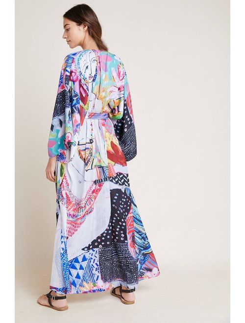 Womens Cotton Floral Print Swimsuit Cover up Kimono Cardigan