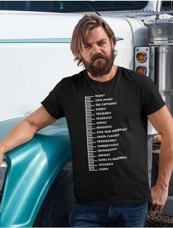 Gift for Bearded Men - Beard Scale Men's T-Shirt