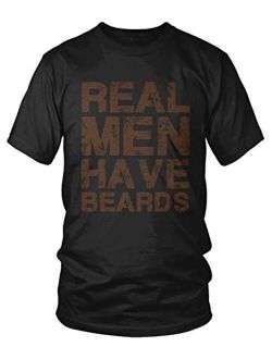 Amdesco Men's Real Men Have Beards T-Shirt