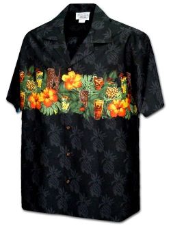 Tiki Tropical Men's Aloha Shirt