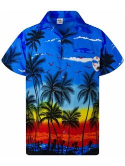 Hawaiian Shirt for Men Funky Casual Button Down Very Loud Shortsleeve Unisex Beach