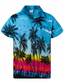 Hawaiian Shirt for Men Funky Casual Button Down Very Loud Shortsleeve Unisex Beach