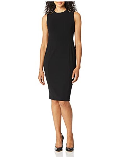 Calvin Klein Women's Sleeveless Sheath with Shoulder Cut Outs