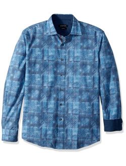 Men's Cotton Slim Fit Regular Placket Shirt