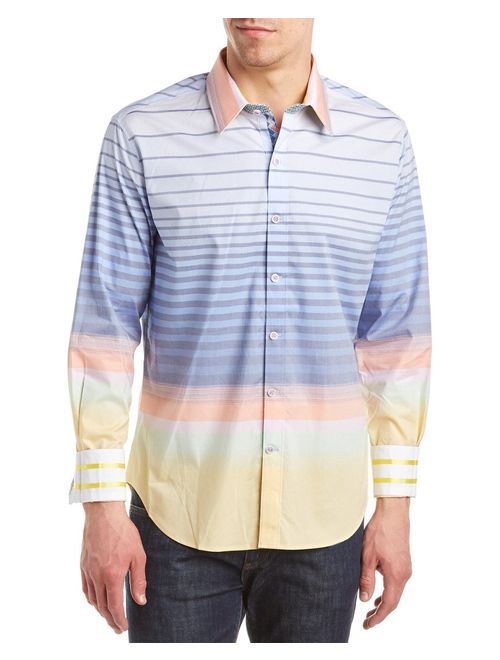 Robert Graham Men's Peach Springs Long Sleeve Button-Down Shirt