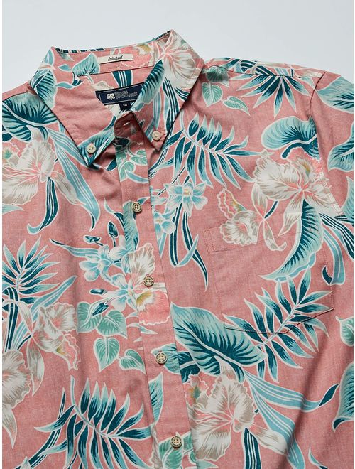 Reyn Spooner Men's Chambray Tailored Fit Hawaiian Shirt