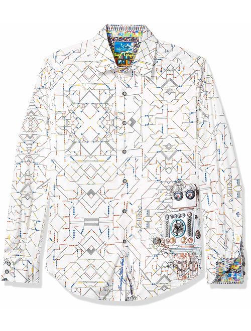 Robert Graham Men's Short Circuit L/S Woven Shirt