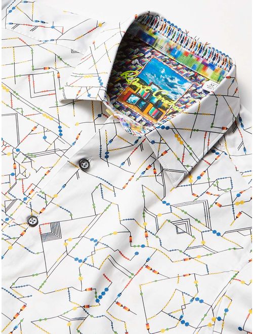 Robert Graham Men's Short Circuit L/S Woven Shirt