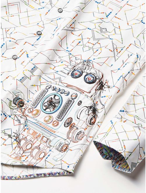 Robert Graham Men's Short Circuit L/S Woven Shirt