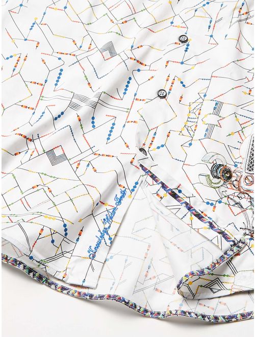 Robert Graham Men's Short Circuit L/S Woven Shirt