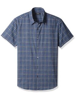 Men's Zack S Balance Check Short-Sleeve Button-Up Shirt