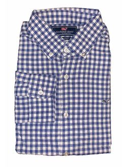 Men's Long Sleeve Button Down Whale Shirt Oxford