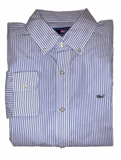 Men's Long Sleeve Button Down Whale Shirt Oxford