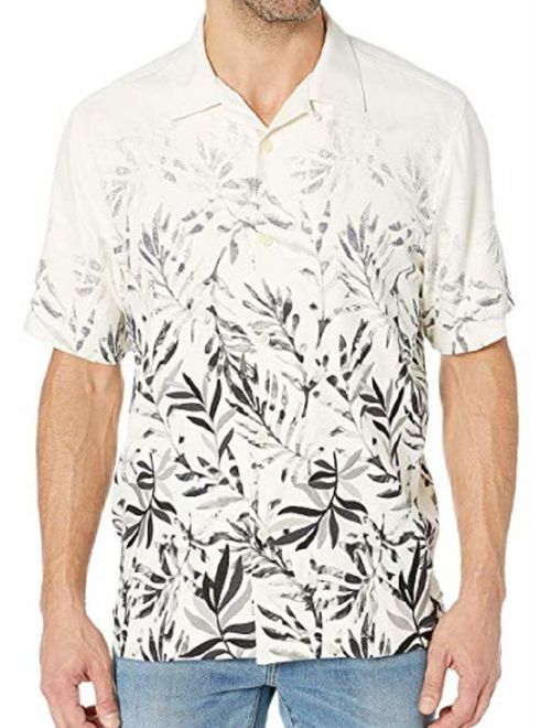 Tommy Bahama Manzanita Vines Embroidered Silk Camp Shirt